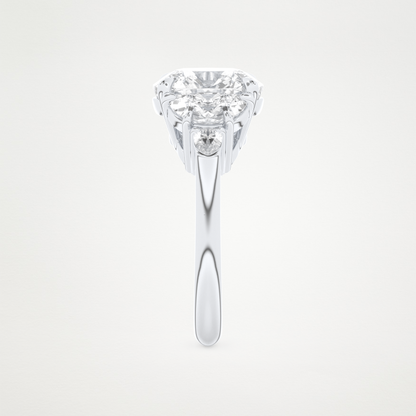 4.25 CT Moissanite Cushion Engagement Ring – Inspired by Ciara 6