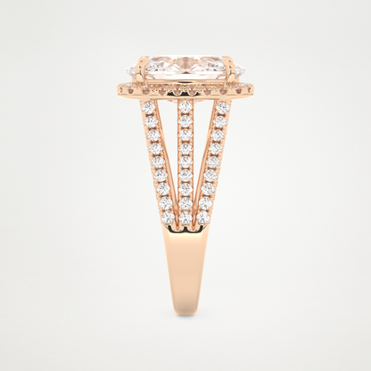 3.70 CT Moissanite Cushion Engagement Ring – Inspired by Gabbriette Bechtel 18