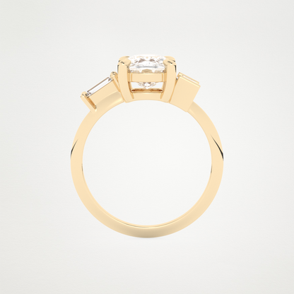 2 CT Moissanite Cushion Engagement Ring – Inspired by Kaley Cuoco 11