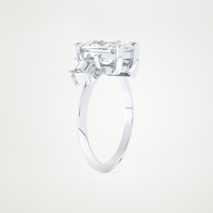 2 CT Moissanite Cushion Engagement Ring – Inspired by Kaley Cuoco 4