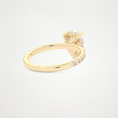 3 CT Moissanite Pear Ring – Inspired by Margot Robbie 9