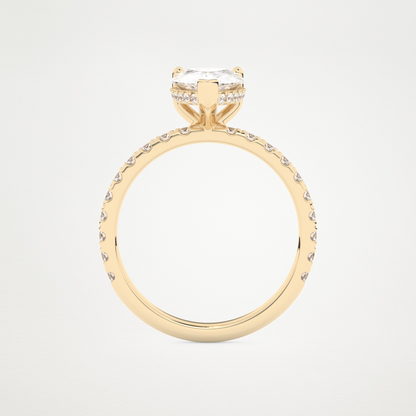3 CT Moissanite Pear Ring – Inspired by Margot Robbie 11