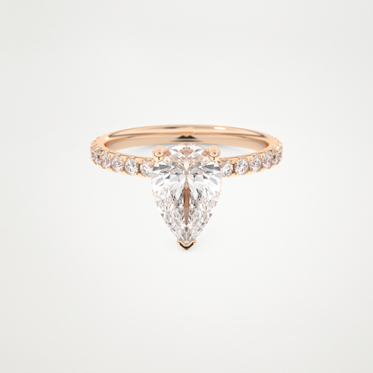 3 CT Moissanite Pear Ring – Inspired by Margot Robbie 13