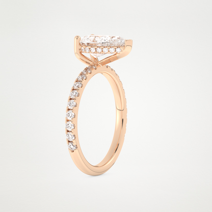 3 CT Moissanite Pear Ring – Inspired by Margot Robbie 16