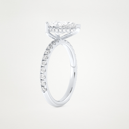 3 CT Moissanite Pear Ring – Inspired by Margot Robbie 4