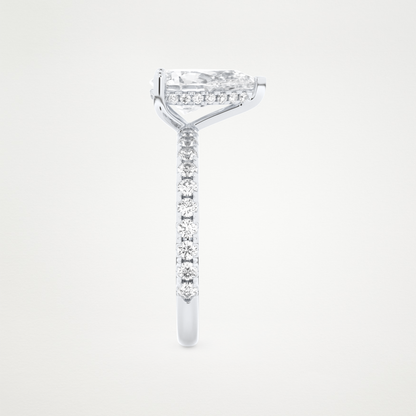 3 CT Moissanite Pear Ring – Inspired by Margot Robbie 6
