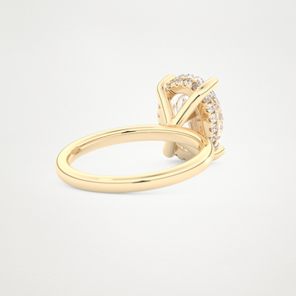 4.30 CT Moissanite Oval Ring – Inspired by Nina Dobrev 9