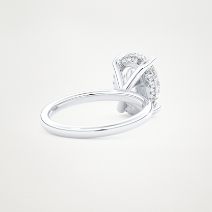 4.30 CT Moissanite Oval Ring – Inspired by Nina Dobrev 3