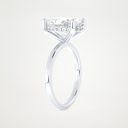 4.30 CT Moissanite Oval Ring – Inspired by Nina Dobrev 4