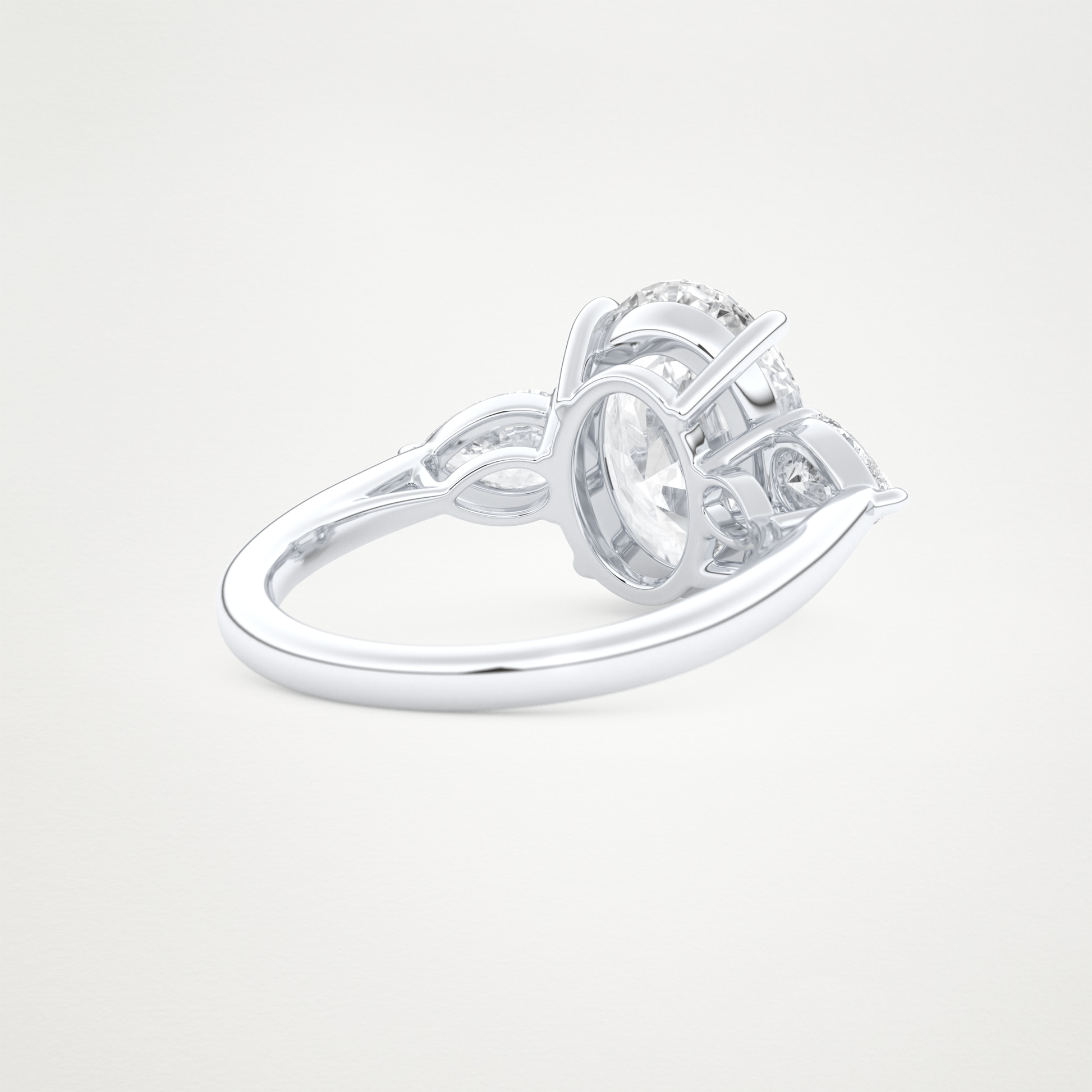 4.30 CT Moissanite Oval Ring – Inspired by Winnie Harlow 3
