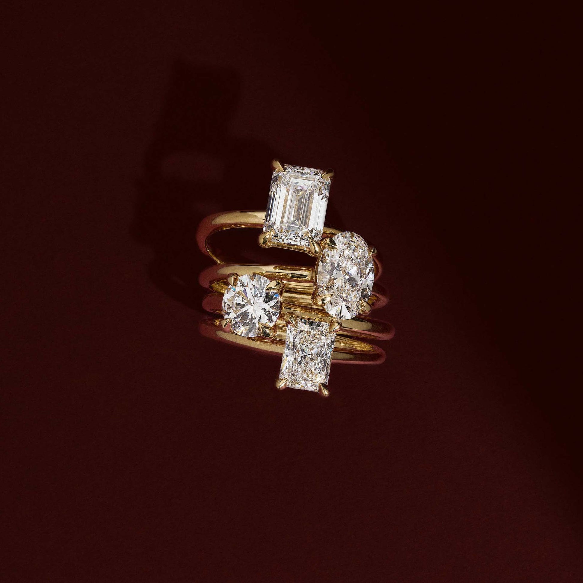 Stunning 1.5-2.5 CT Oval Moissanite Engagement Ring with Solitaire Design