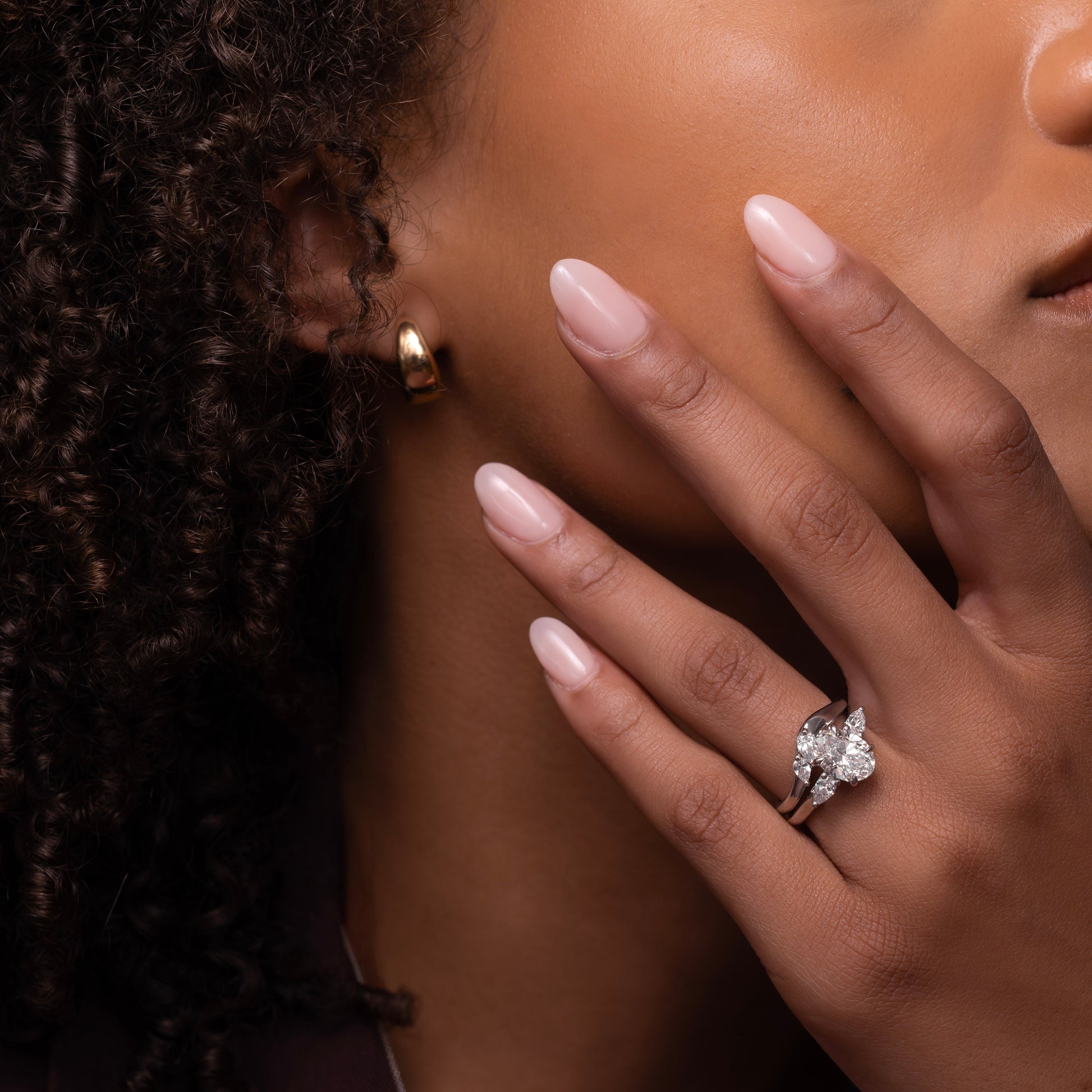 0.25 TCW Round Shaped Half Eternity Lab Grown Diamond Wedding Band