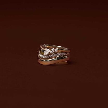 Stunning Contour Ceremonial Wedding Bands