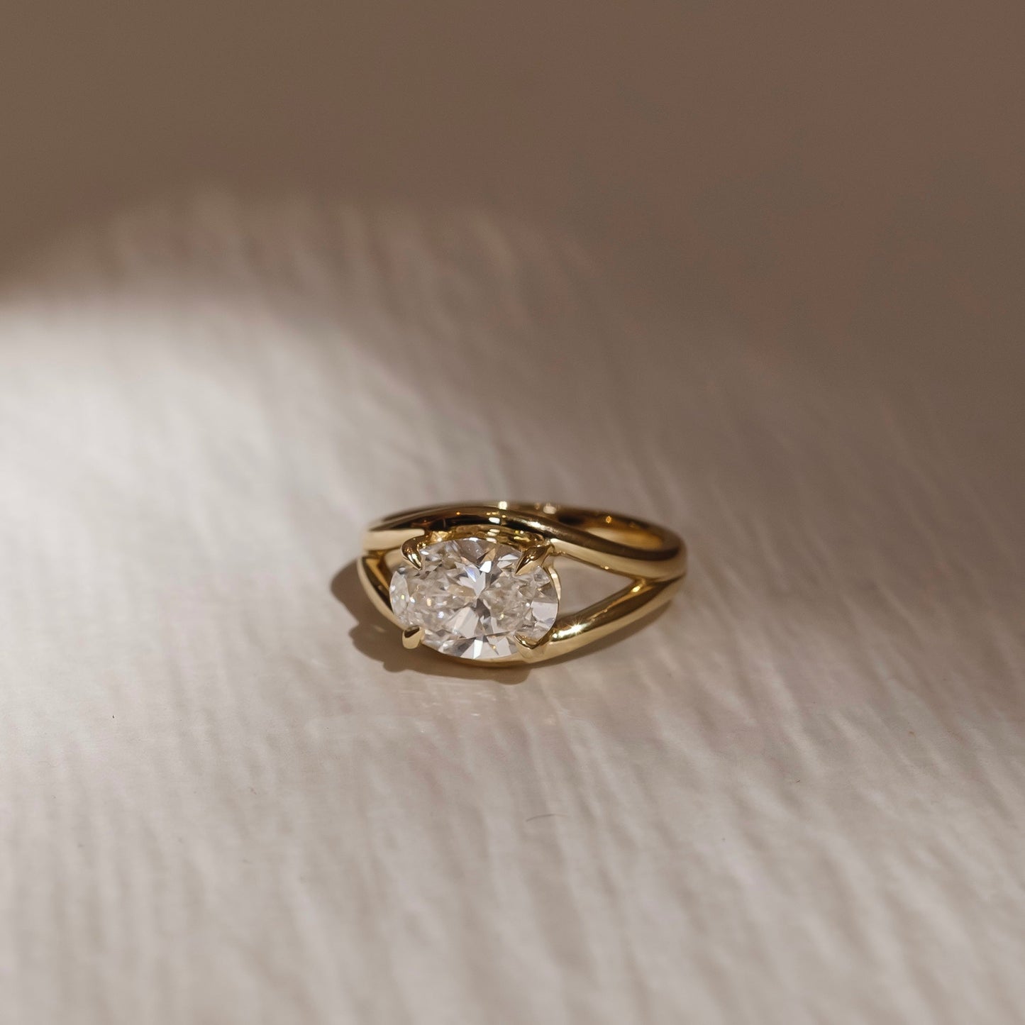 Marquise Cut Cluster Styled Lab Grown Diamond Engagement Ring