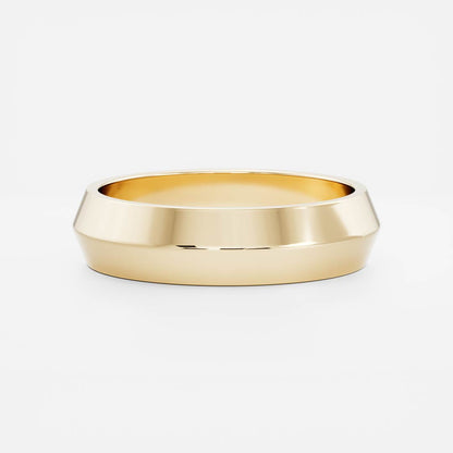 Stunning Knife Edge Wedding Bands