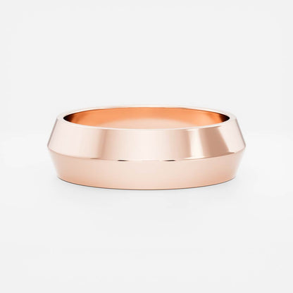 Stunning Knife Edge Wedding Bands