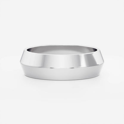 Stunning Knife Edge Wedding Bands