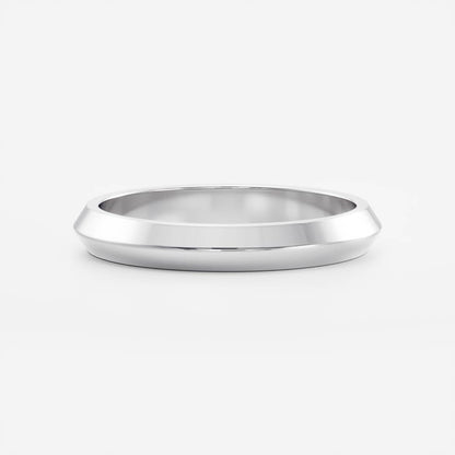 Stunning Knife Edge Wedding Bands