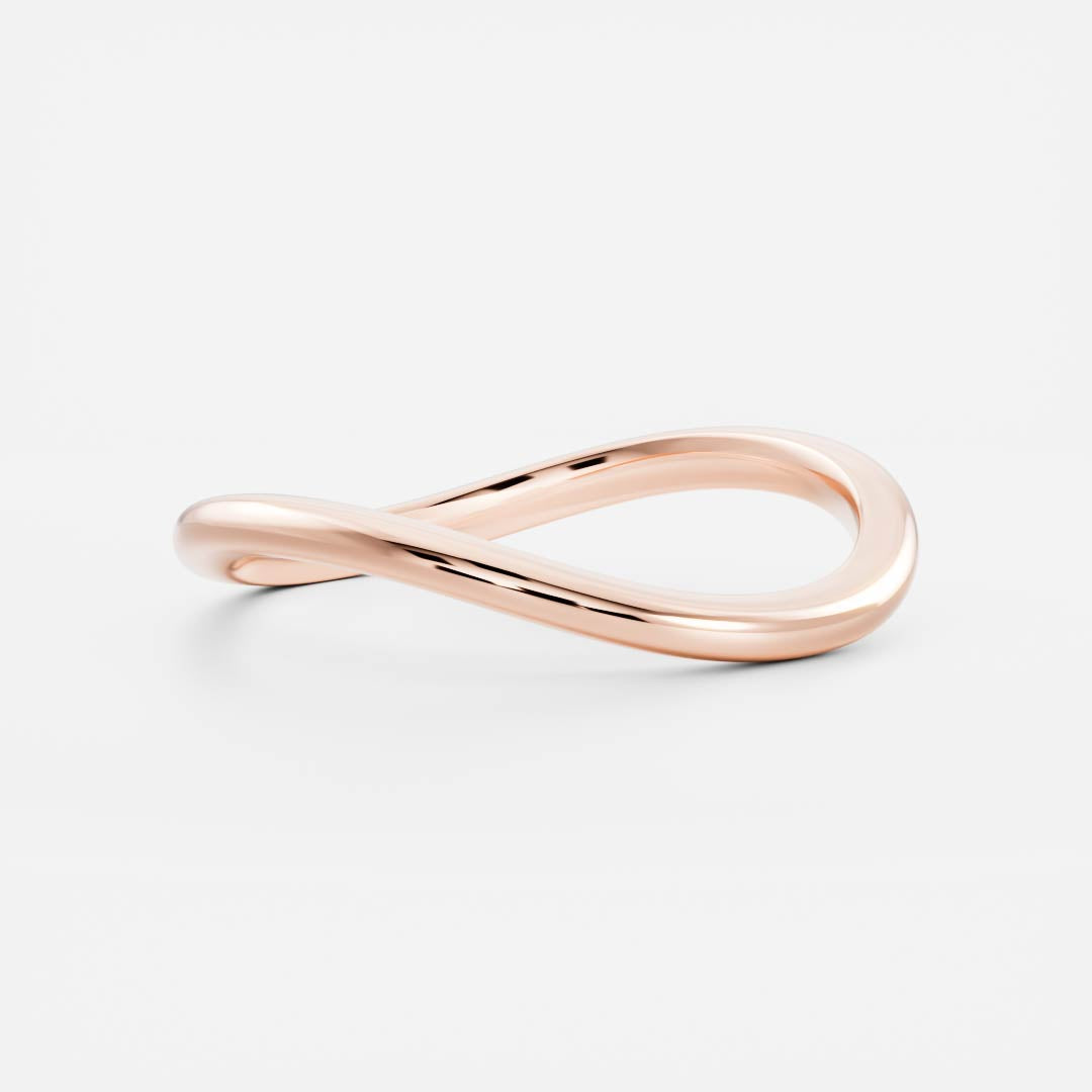 0.25 TCW Round Shaped Half Eternity Lab Grown Diamond Wedding Band