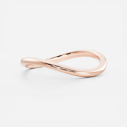 0.25 TCW Round Shaped Half Eternity Lab Grown Diamond Wedding Band