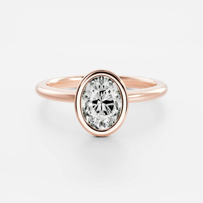 Marquise Cut Cluster Styled Lab Grown Diamond Engagement Ring