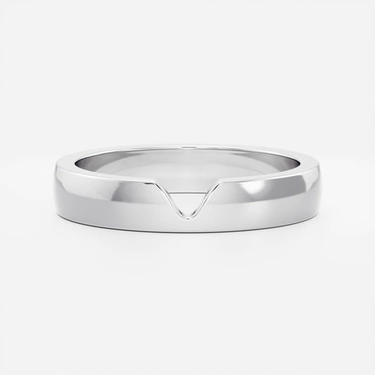 Classic Chevron Wedding Band for Men's
