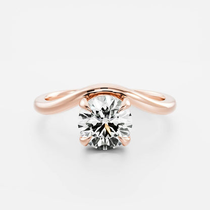 Marquise Cut Cluster Styled Lab Grown Diamond Engagement Ring