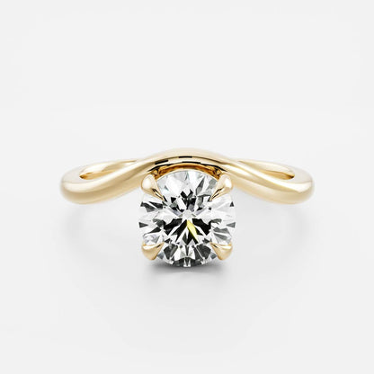 Marquise Cut Cluster Styled Lab Grown Diamond Engagement Ring
