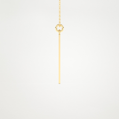 Custom Photo Printed Pendant Necklace – 14K/18K Gold & 925 Silver 8