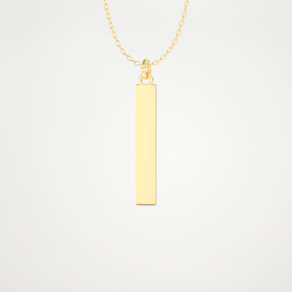 Custom Photo Printed Pendant Necklace – 14K/18K Gold & 925 Silver 9