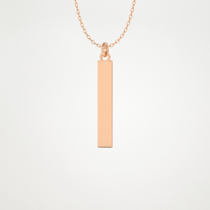 Custom Photo Printed Pendant Necklace – 14K/18K Gold & 925 Silver 14