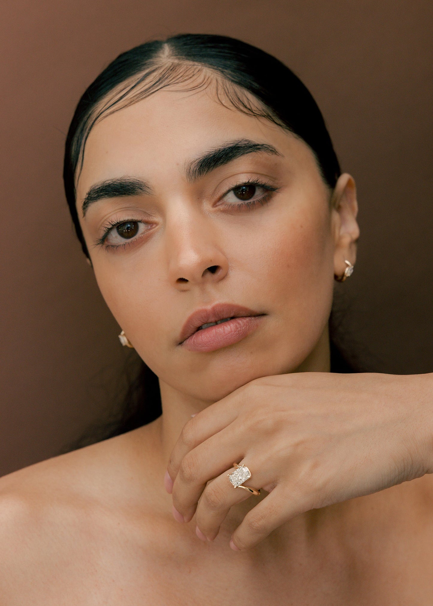 2.5 CT Elongated Cushion Cut Solitaire Rapture Moissanite Engagement Ring