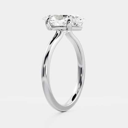 Stunning 1.5-2.5 CT Marquise Moissanite Engagement Ring with Solitaire Design