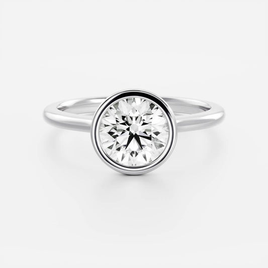 Marquise Cut Cluster Styled Lab Grown Diamond Engagement Ring