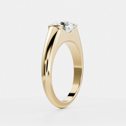 Marquise Cut Cluster Styled Lab Grown Diamond Engagement Ring
