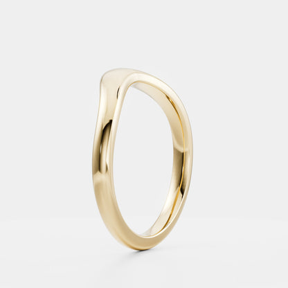 0.25 TCW Round Shaped Half Eternity Lab Grown Diamond Wedding Band