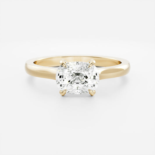 Marquise Cut Cluster Styled Lab Grown Diamond Engagement Ring