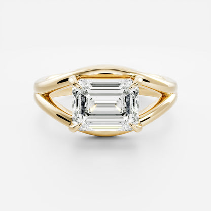 Marquise Cut Cluster Styled Lab Grown Diamond Engagement Ring
