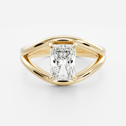 Marquise Cut Cluster Styled Lab Grown Diamond Engagement Ring