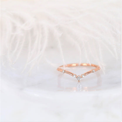 2.8 CT Marquise Cut Dainty Moissanite Bridal Ring Set