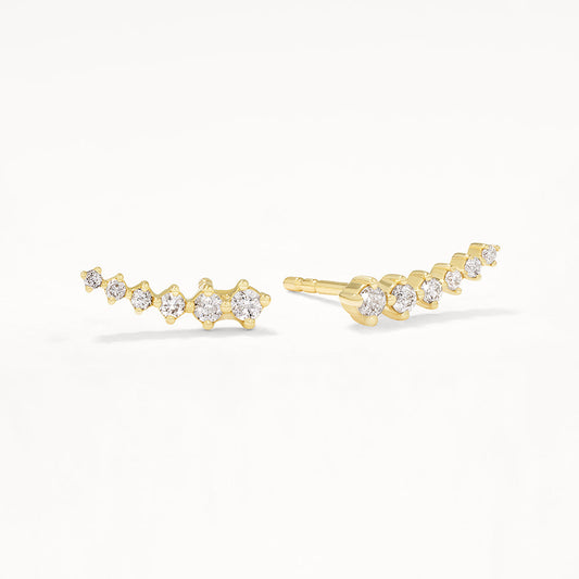 1.8 TCW Round Shaped Moissanite Stud Earrings