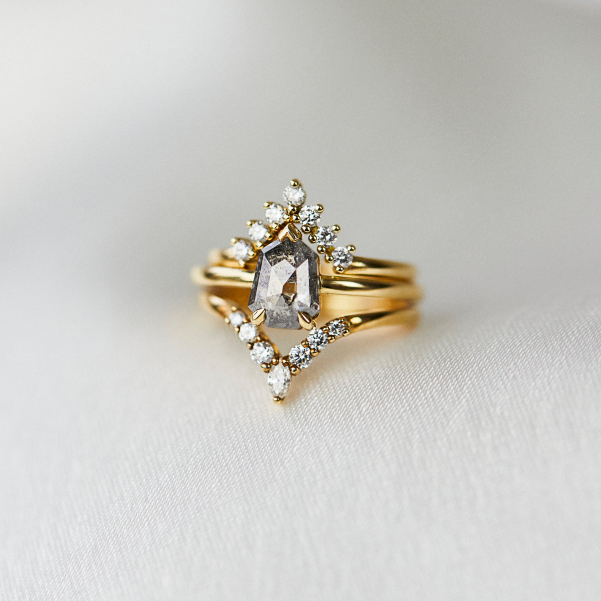 0.25 TCW Round Shaped Half Eternity Lab Grown Diamond Wedding Band