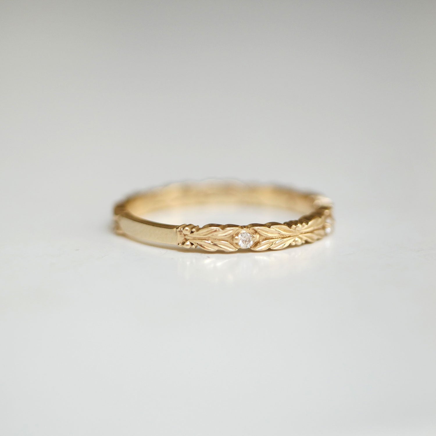 0.25 TCW Round Shaped Half Eternity Lab Grown Diamond Wedding Band