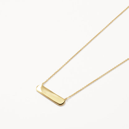 Engravable Horizontal Necklace