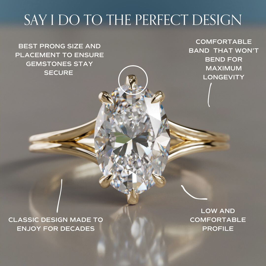 Marquise Shaped Three Stone Lab Grown Diamond Engagement Ring