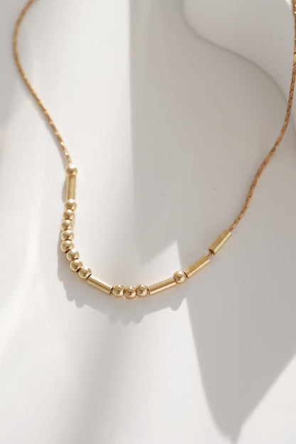 Custom Morse Code Name Necklace