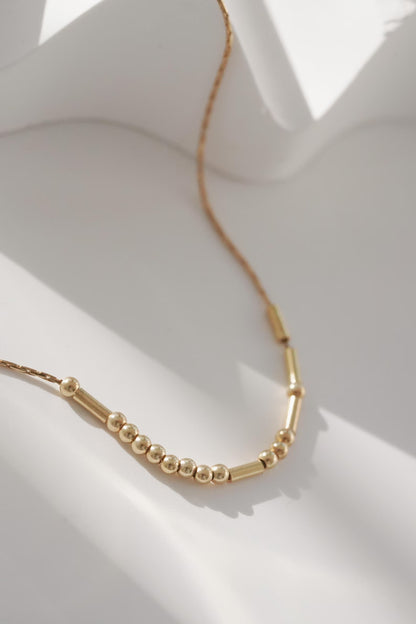 Custom Morse Code Name Necklace