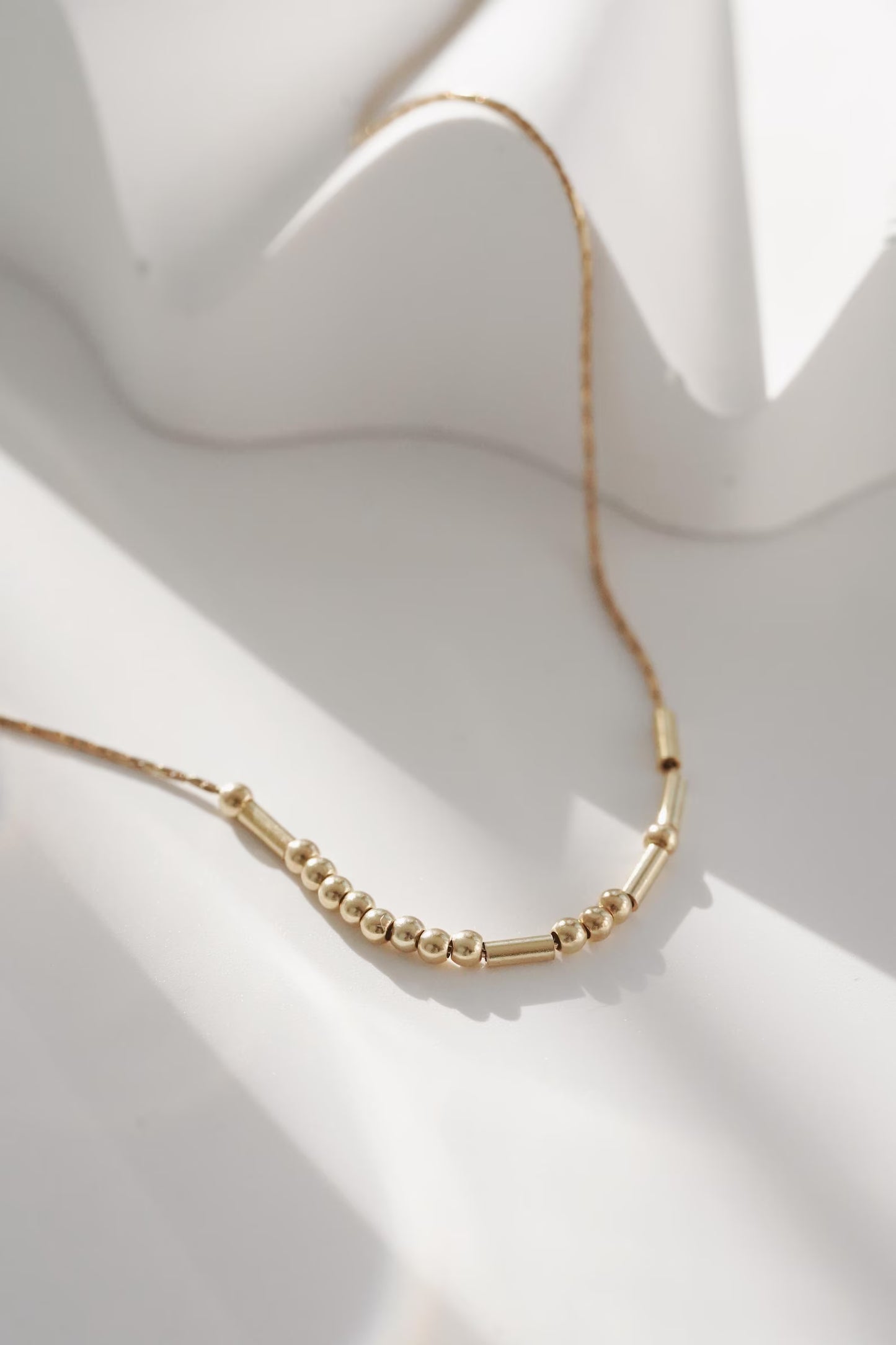 Custom Morse Code Name Necklace