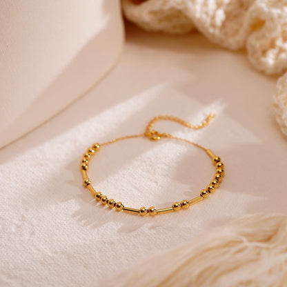 Custom Morse Code Name Bracelet