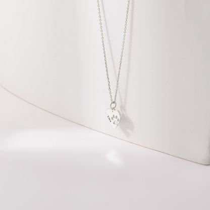 Custom Paw Print Pendant